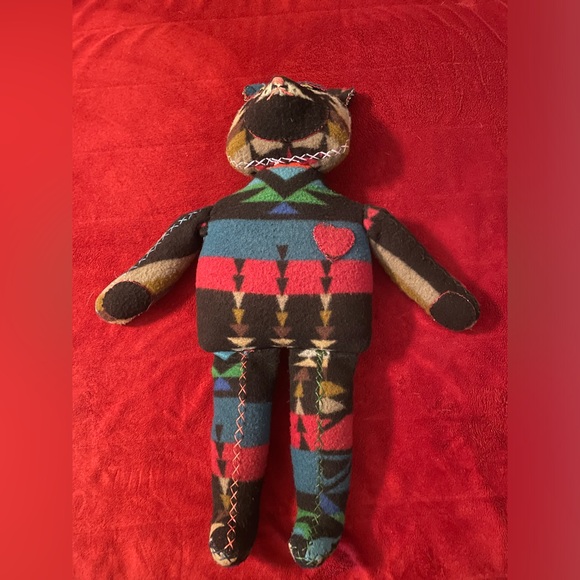 24” Teddy Bear - Indian Blanket - Handmade - OOAK - Picture 2 of 9